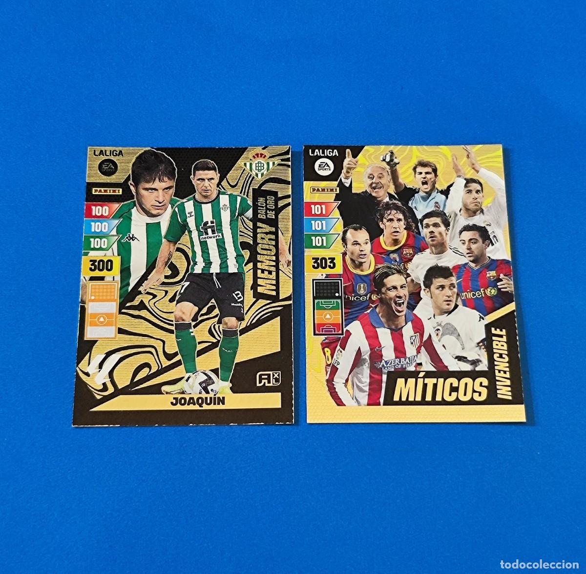 Fu&szlig;ball-Sticker: Adrenalyn 2024 2025 / 24 25 Memory Bal&oacute;n de Oro Joaqu&iacute;n Betis - M&iacute;ticos Invencible