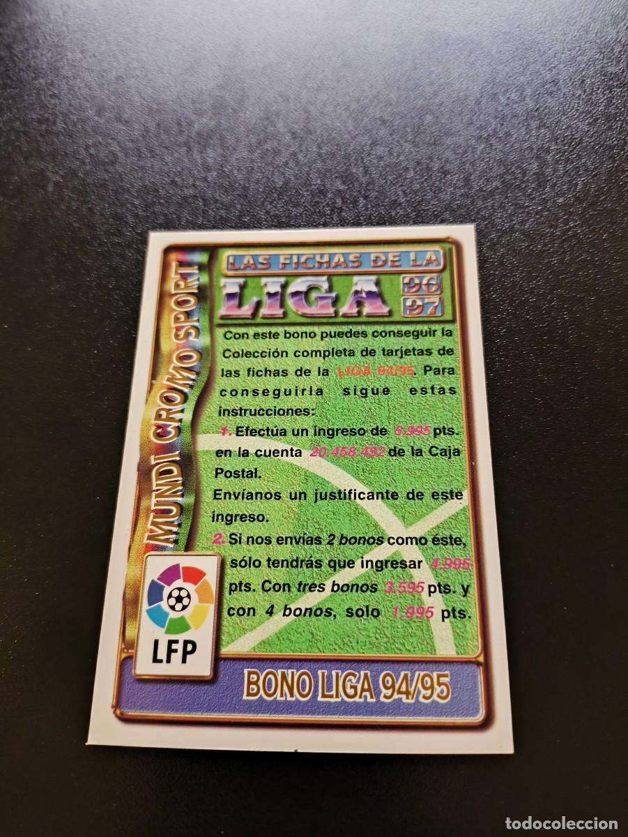 Fu&szlig;ball-Sticker: BONO LIGA 94/95 MUNDICROMO LIGA 1996 1997 96 97 NO PANINI ESTE