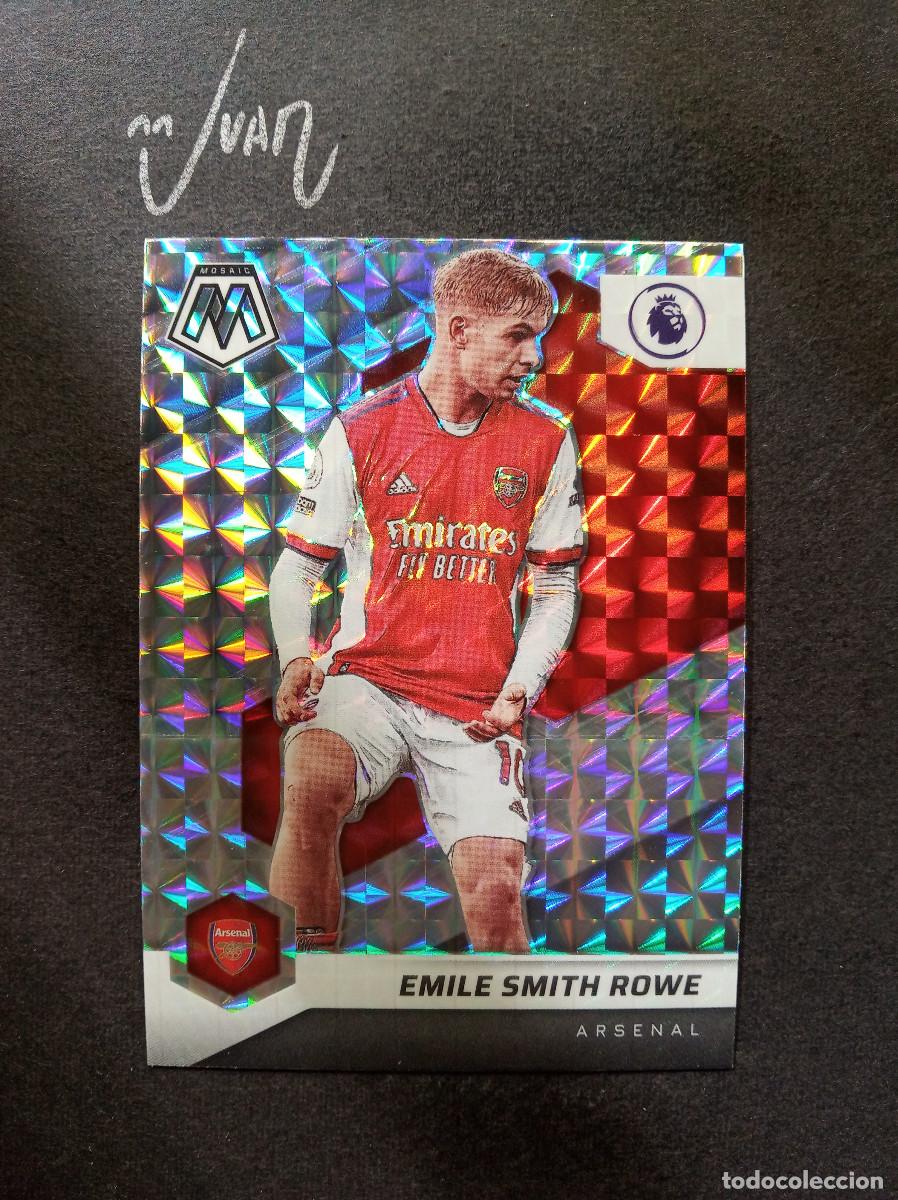 Fu&szlig;ball-Sticker: N&ordm; 63 PARALELA PRIZM EMILE SMITH ROWE ARSENAL ⚽ PANINI &reg; MOSAIC PREMIER 2021 2022 21 22 NUEVO