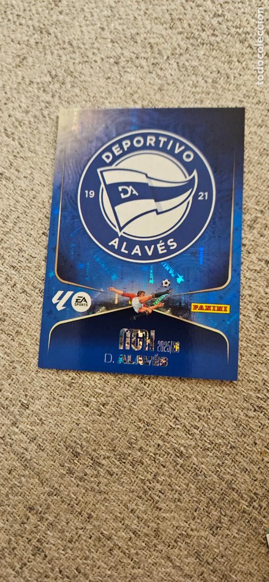 Fu&szlig;ball-Sticker: alaves escudo 19 megacracks 2025 2026 25 26 trading card