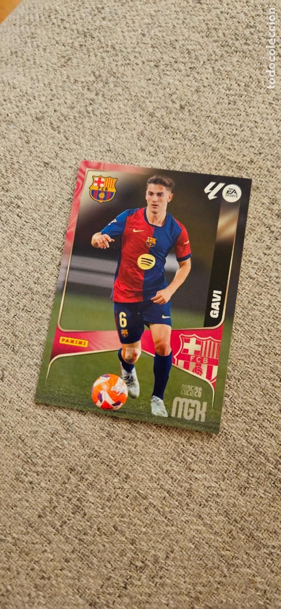 Fu&szlig;ball-Sticker: barcelona gavi 85 megacracks 2025 2026 25 26 trading card