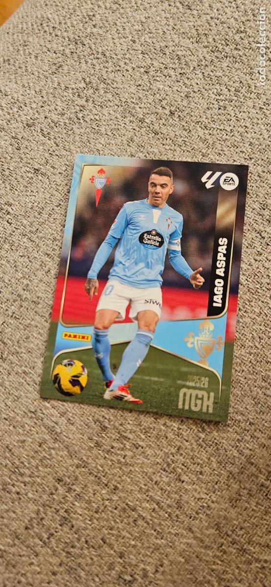 Cartes &agrave; collectionner de Football: celta aspas 126 megacracks 2025 2026 25 26 trading card