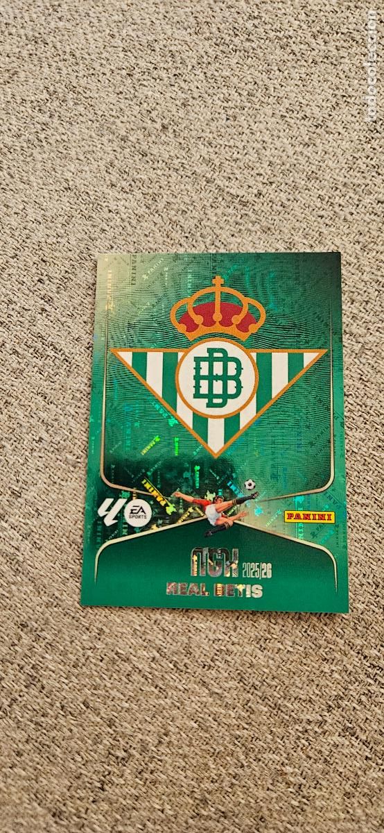 Cromos de Futebol: betis escudo 91 megacracks 2025 2026 25 26 trading card