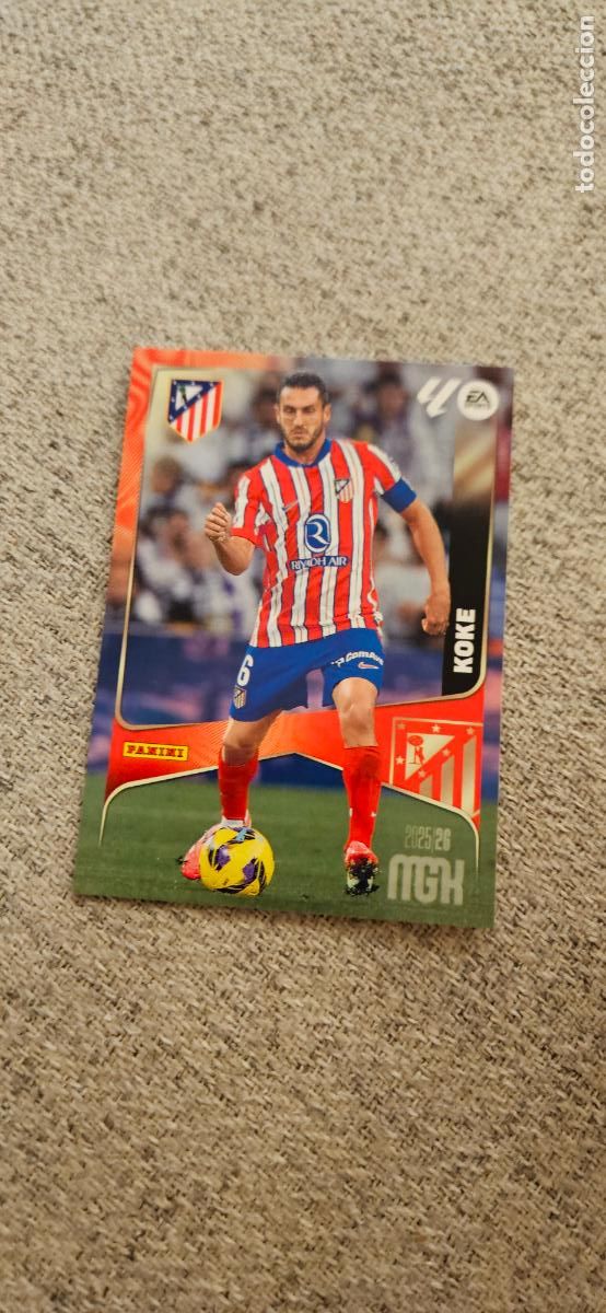 Cromos de F&uacute;tbol: atletico de madrid koke 66 megacracks 2025 2026 25 26 trading card