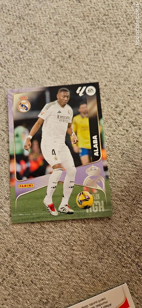 Cromos de F&uacute;tbol: real madrid alaba 224 megacracks 2025 2026 25 26 trading card