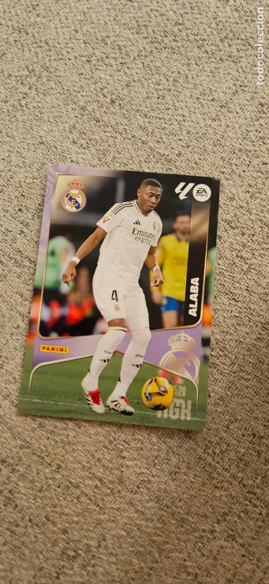 Cromos de F&uacute;tbol: real madrid alaba 224 megacracks 2025 2026 25 26 trading card