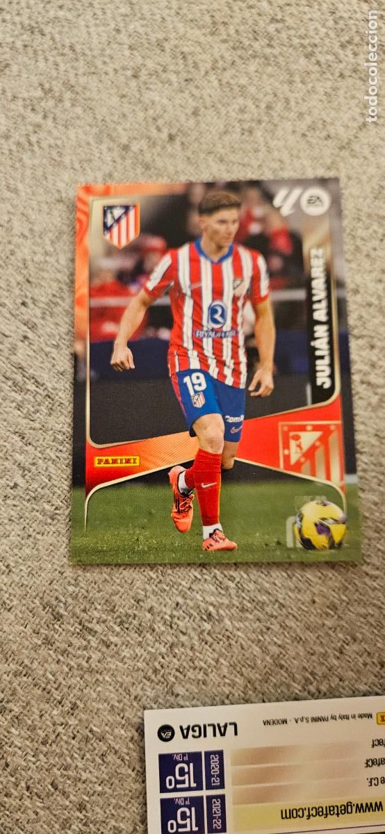 Cromos de F&uacute;tbol: atletico de madrid julian alvarez 70 megacracks 2025 2026 25 26 trading card