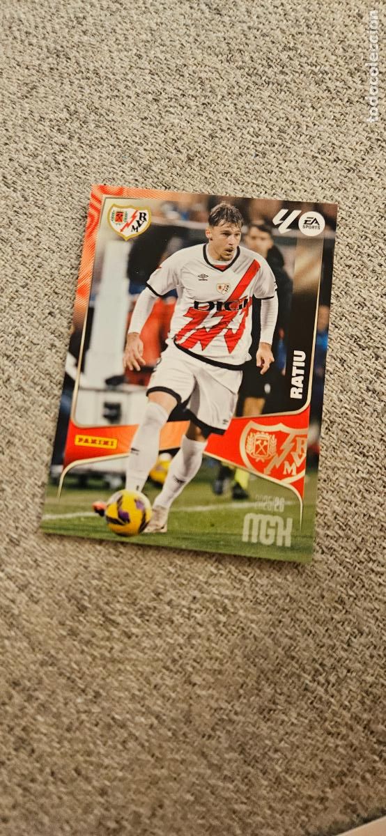 Fu&szlig;ball-Sticker: rayo vallecano ratiu 293 megacracks 2025 2026 25 26 trading card