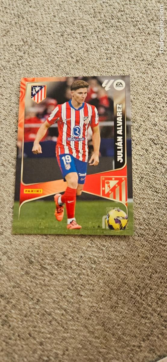 Fu&szlig;ball-Sticker: atletico de madrid julian alvarez 70 megacracks 2025 2026 25 26 trading card