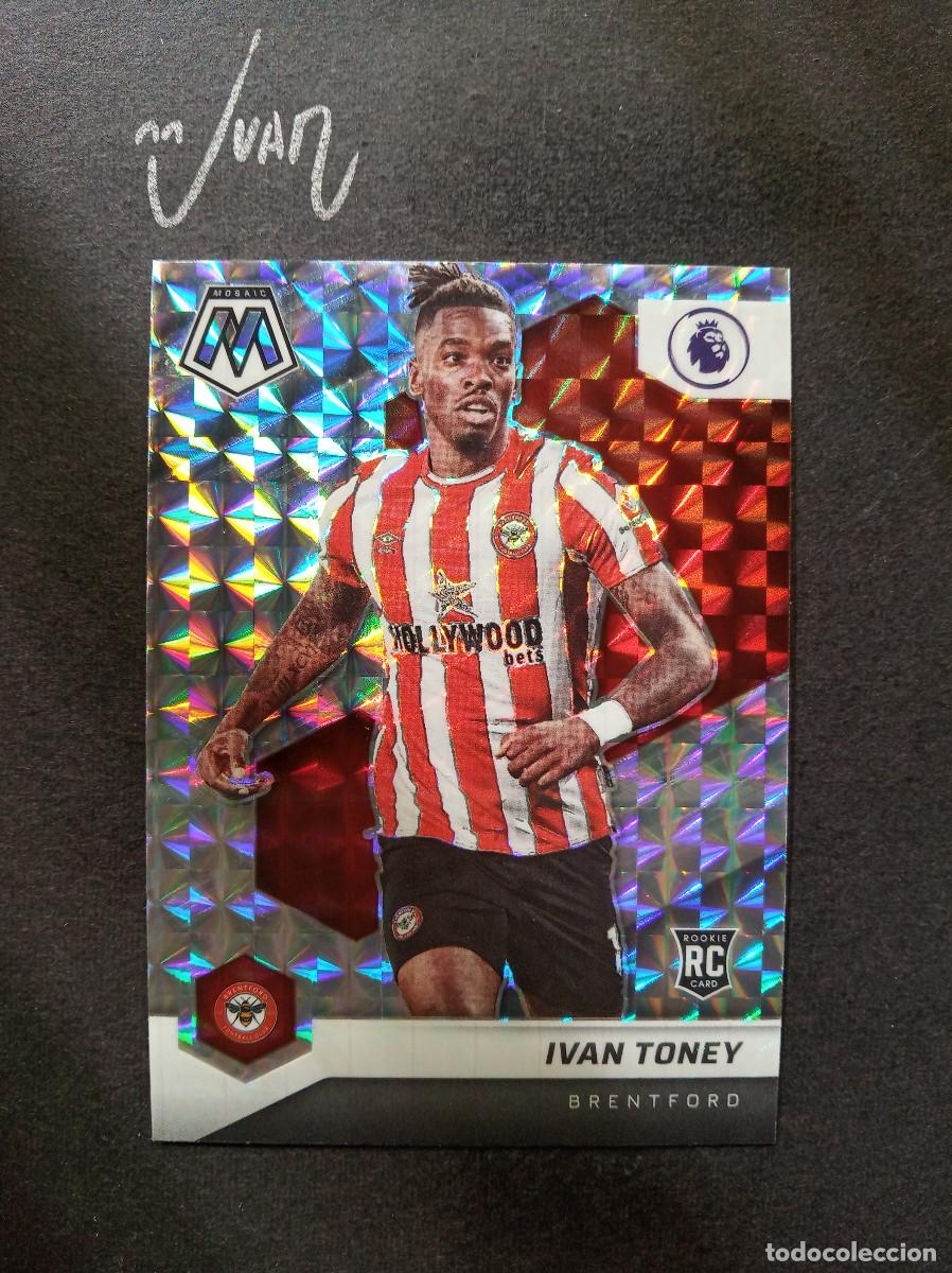 Fu&szlig;ball-Sticker: N&ordm; 74 PARALELA PRIZM ROOKIE IVAN TONEY BRENTFORD ⚽ PANINI &reg; MOSAIC PREMIER 2021 2022 21 22 NUEVO