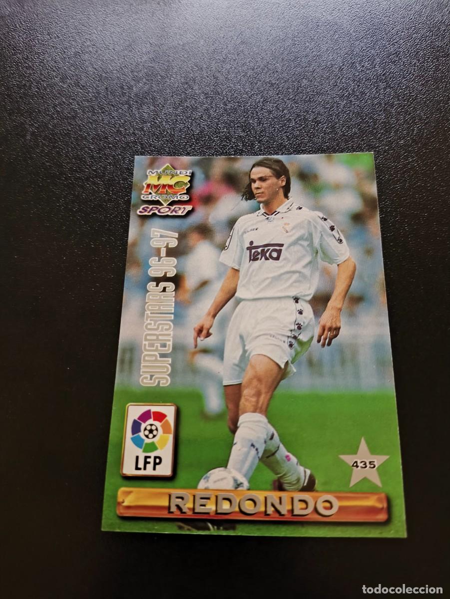 Cromos de F&uacute;tbol: 435 REDONDO HIERRO SUPERSTARS REAL MADRID MUNDICROMO LIGA 1996 1997 96 97 NO PANINI ESTE