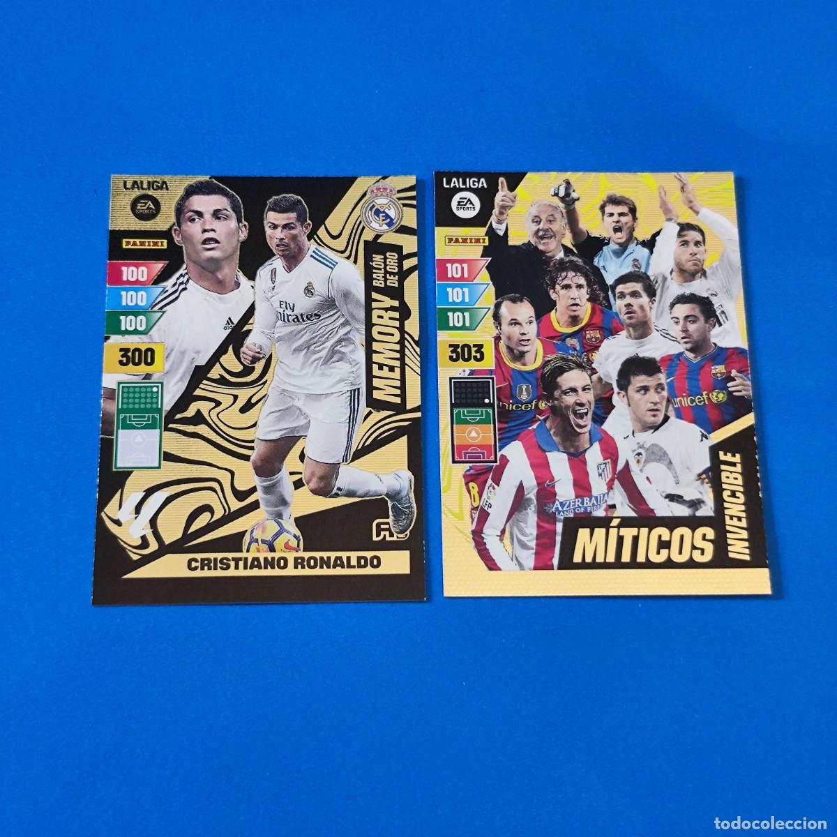 Cromos de F&uacute;tbol: Adrenalyn 2024 2025 / 24 25 Memory Bal&oacute;n de Oro Cristiano Ronaldo Real Madrid - M&iacute;ticos Invencible
