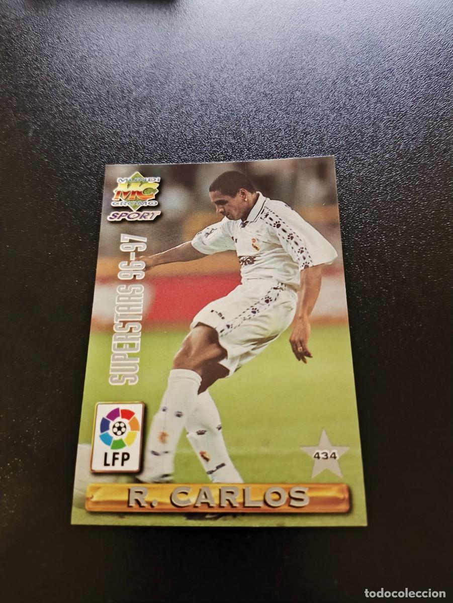 Cromos de F&uacute;tbol: 434 ROBERTO CARLOS SEEDORF SUPERSTARS REAL MADRID MUNDICROMO LIGA 1996 1997 96 97 NO PANINI ESTE