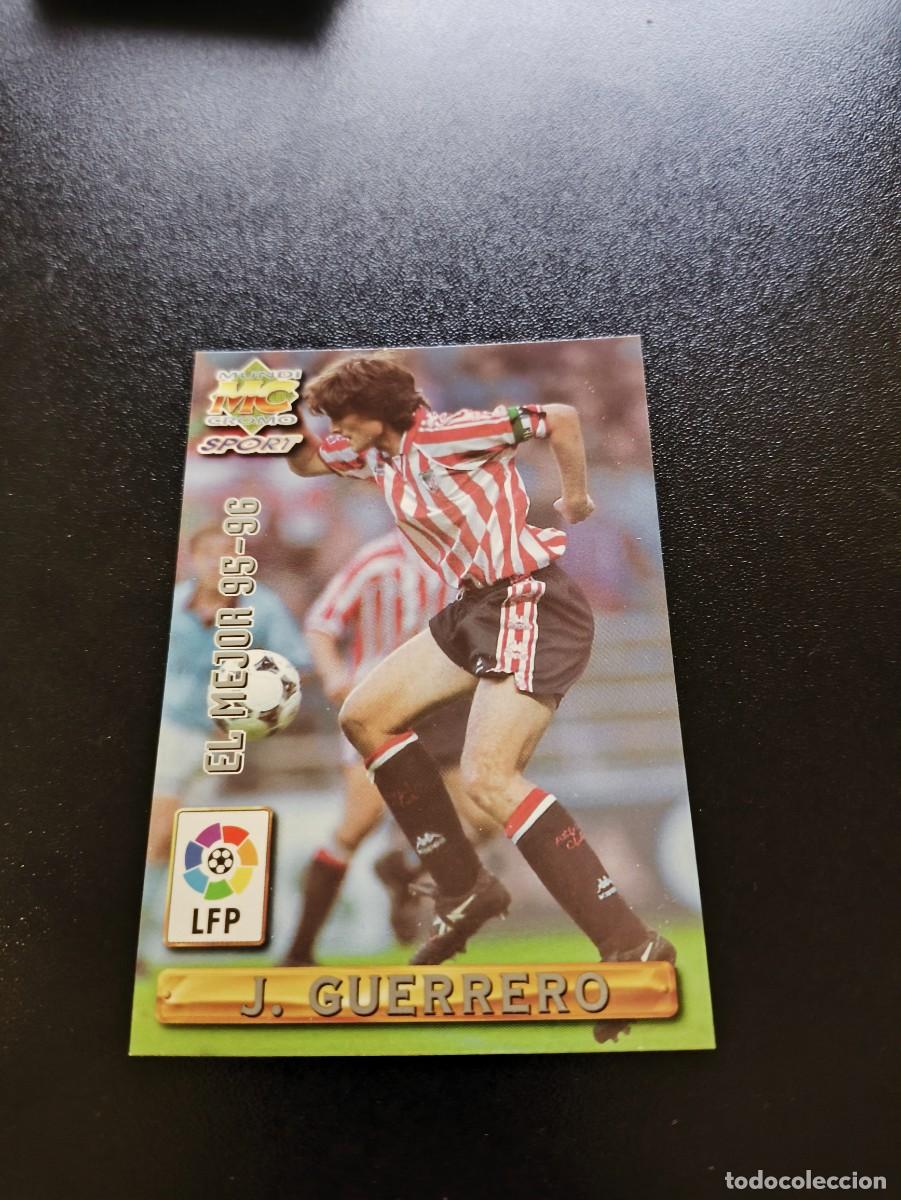 Cromos de F&uacute;tbol: 412 GUERRERO ATHLETIC DE BILBAO EL MEJOR MUNDICROMO LIGA 1996 1997 96 97 NO PANINI ESTE