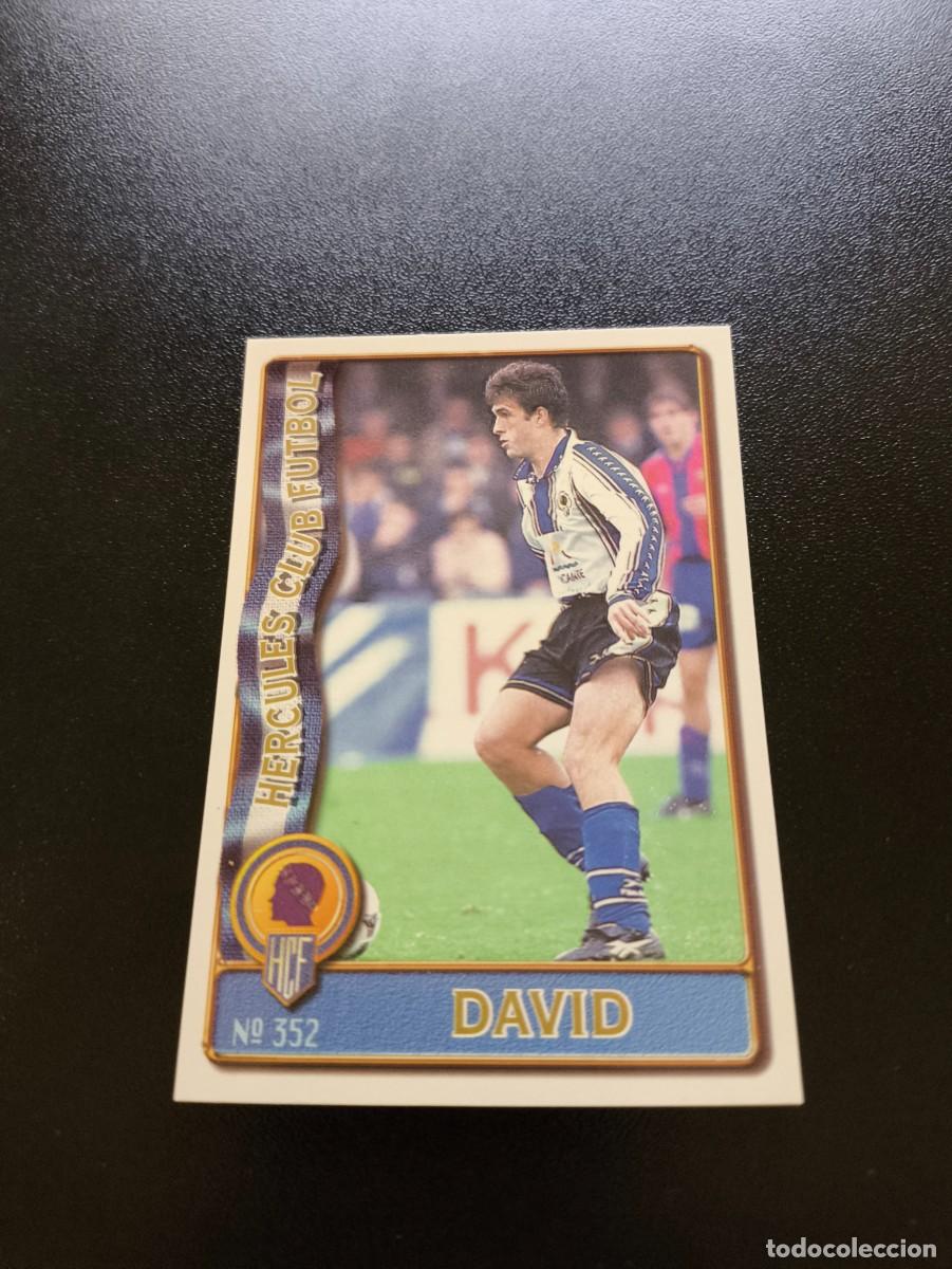 Cromos de F&uacute;tbol: 352 DAVID HERCULES BAJA MUNDICROMO LIGA 1996 1997 96 97 NO PANINI ESTE