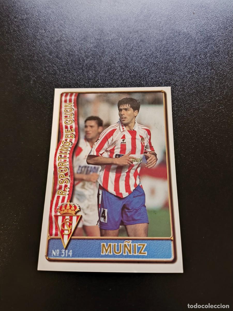 Cromos de F&uacute;tbol: 314 MU&Ntilde;IZ SPORTING DE GIJON BAJA MUNDICROMO LIGA 1996 1997 96 97 NO PANINI ESTE