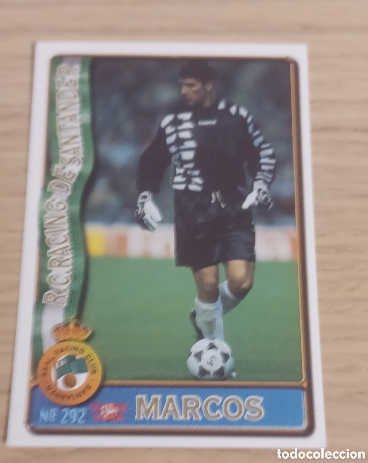Figurine di Calcio: CROMO MARCOS UH FICHAJE ULTIMA HORA MUNDICROMO LAS FICHAS DE LA LIGA 96 97 N 292 RACING DE SANTANDER