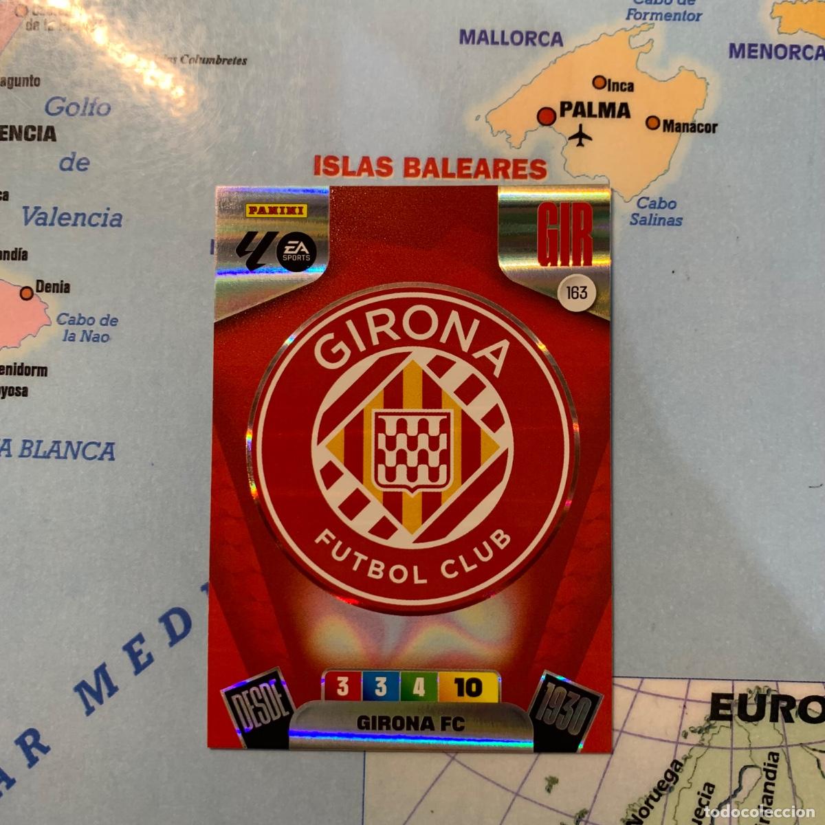 Cromos de F&uacute;tbol: Escudo del Girona n&uacute;mero 163 adrenalyn XL 25-26 2025-2026