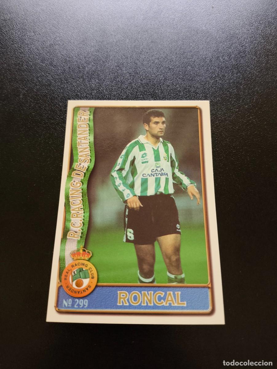 Cromos de F&uacute;tbol: 299 RONCAL RACING DE SANTANDER BAJA MUNDICROMO LIGA 1996 1997 96 97 NO PANINI ESTE