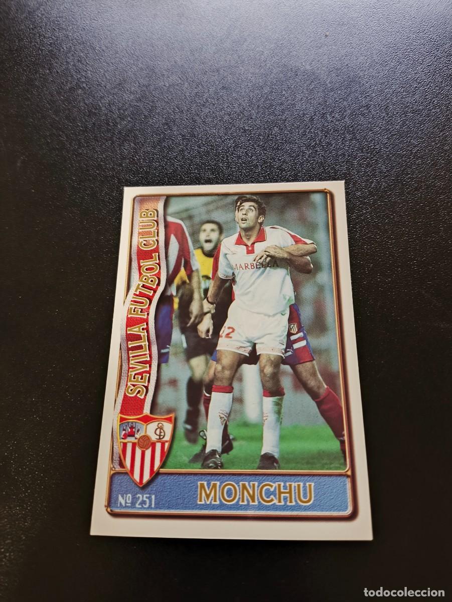 Cromos de F&uacute;tbol: 251 MONCHU SEVILLA BAJA MUNDICROMO LIGA 1996 1997 96 97 NO PANINI ESTE