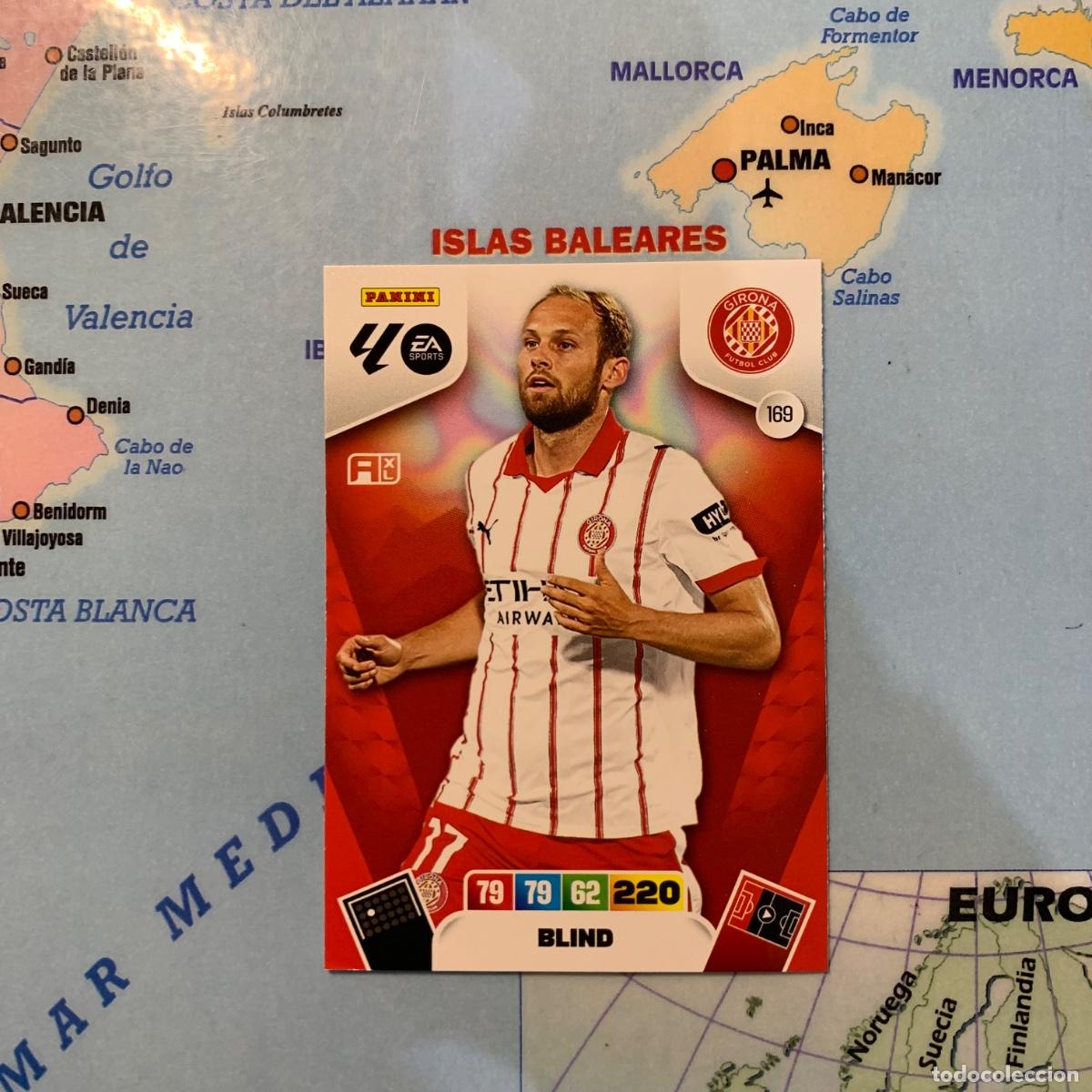 Cromos de F&uacute;tbol: Blind n&uacute;mero 169 del Girona cromo adrenalyn XL 25-26 2025-2026