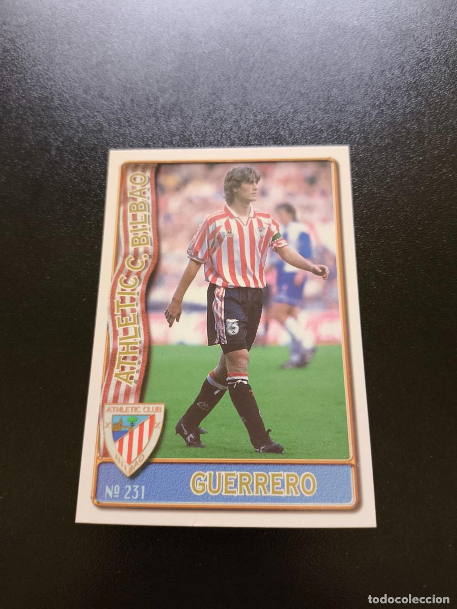 Cromos de F&uacute;tbol: 231 GUERRERO ATHLETIC DE BILBAO MUNDICROMO LIGA 1996 1997 96 97 NO PANINI ESTE
