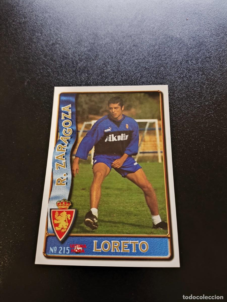 Cromos de F&uacute;tbol: 215 LORETO ZARAGOZA UH ULTIMA HORA MUNDICROMO LIGA 1996 1997 96 97 NO PANINI ESTE