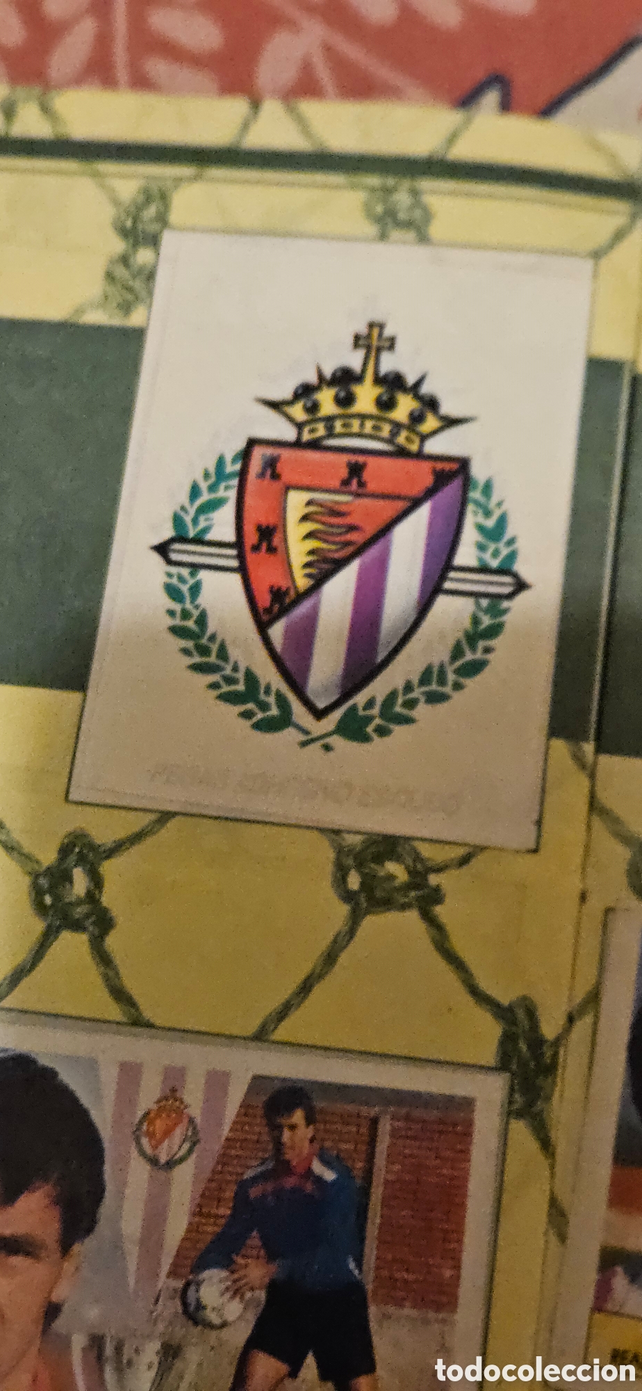 Cromos de F&uacute;tbol: Valladolid escudo 1987 1988 87 88 recortado