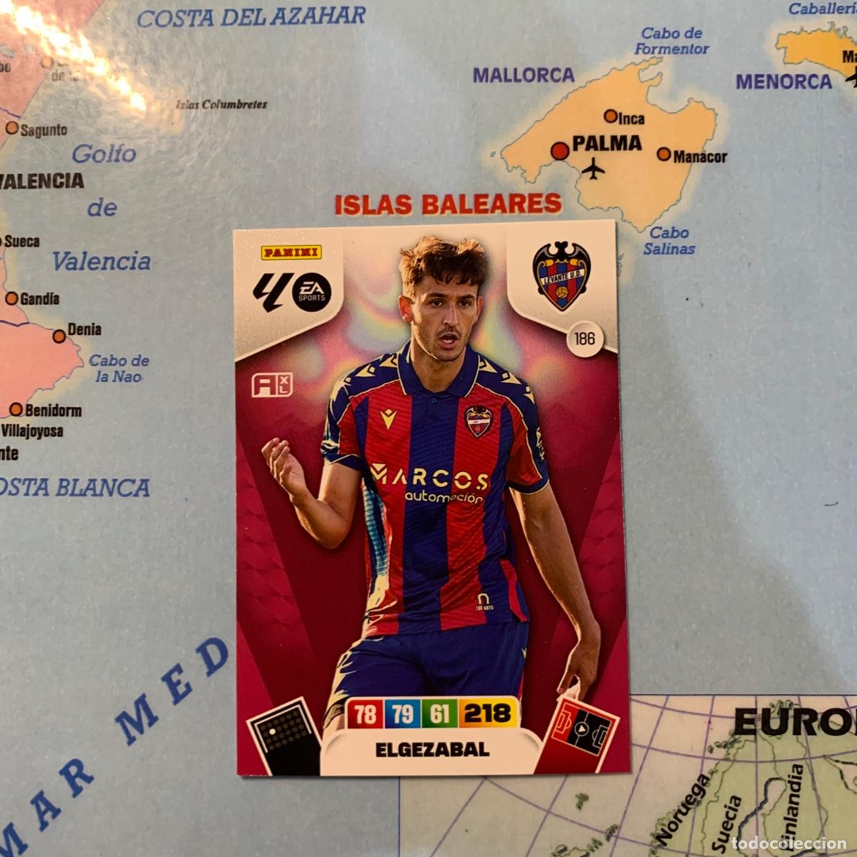 Cromos de F&uacute;tbol: Elgezabal n&uacute;mero 186 del Levante cromo adrenalyn XL 25-26 2025-2026
