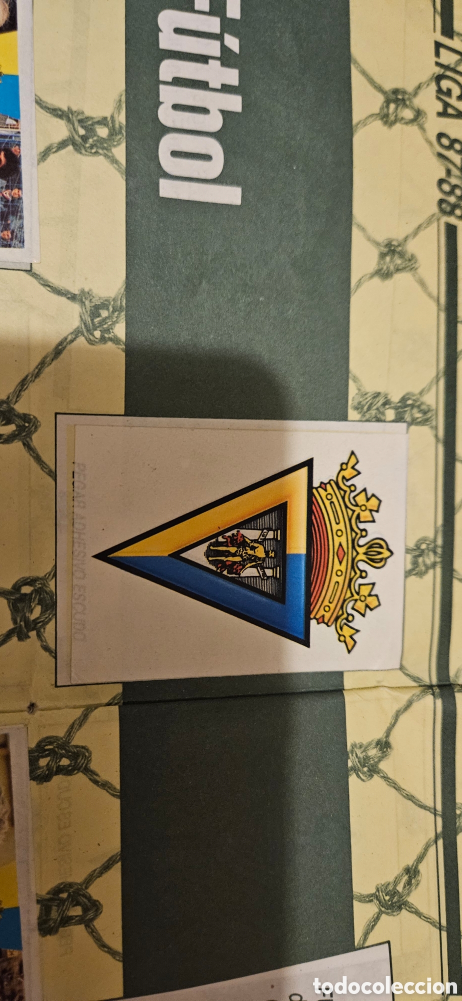 Cromos de F&uacute;tbol: Cadiz escudo 1987 1988 87 88 recortado