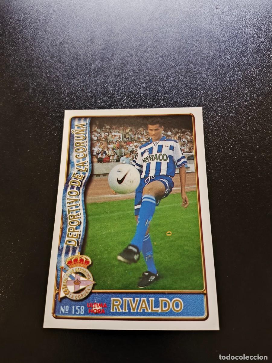 Cromos de F&uacute;tbol: 158 RIVALDO ROOKIE CARD UH DEPORTIVO DE LA CORU&Ntilde;A MUNDICROMO LIGA 1996 1997 96 97 NO PANINI ESTE