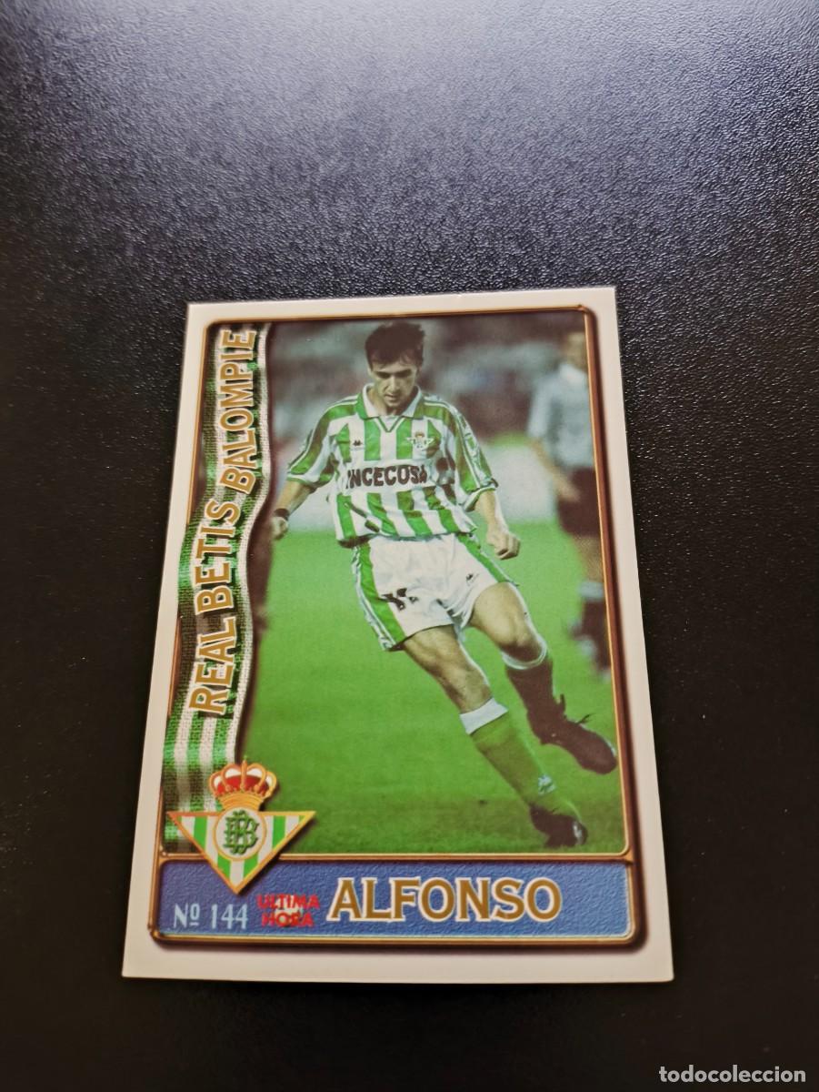 Cromos de F&uacute;tbol: 144 ALFONSO BETIS ULTIMA HORA UH MUNDICROMO LIGA 1996 1997 96 97 NO PANINI ESTE