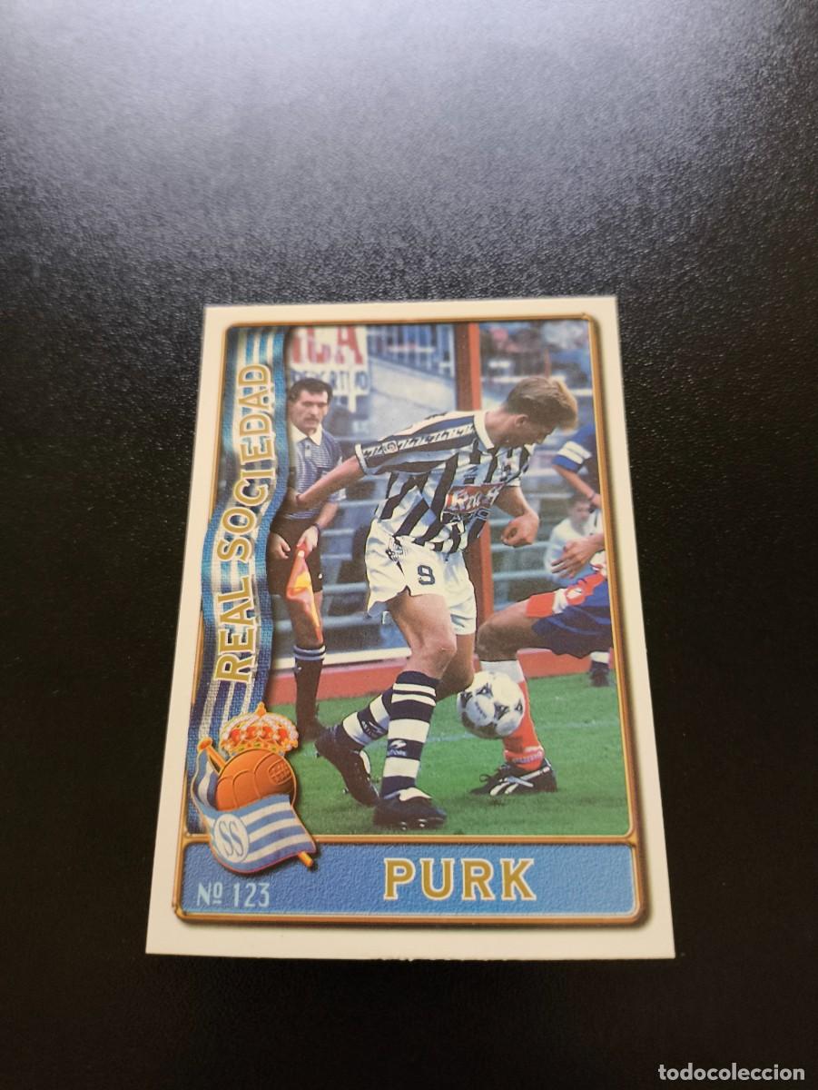 Cromos de F&uacute;tbol: 123 PURK REALSOCIEDAD BAJA MUNDICROMO LIGA 1996 1997 96 97 NO PANINI ESTE