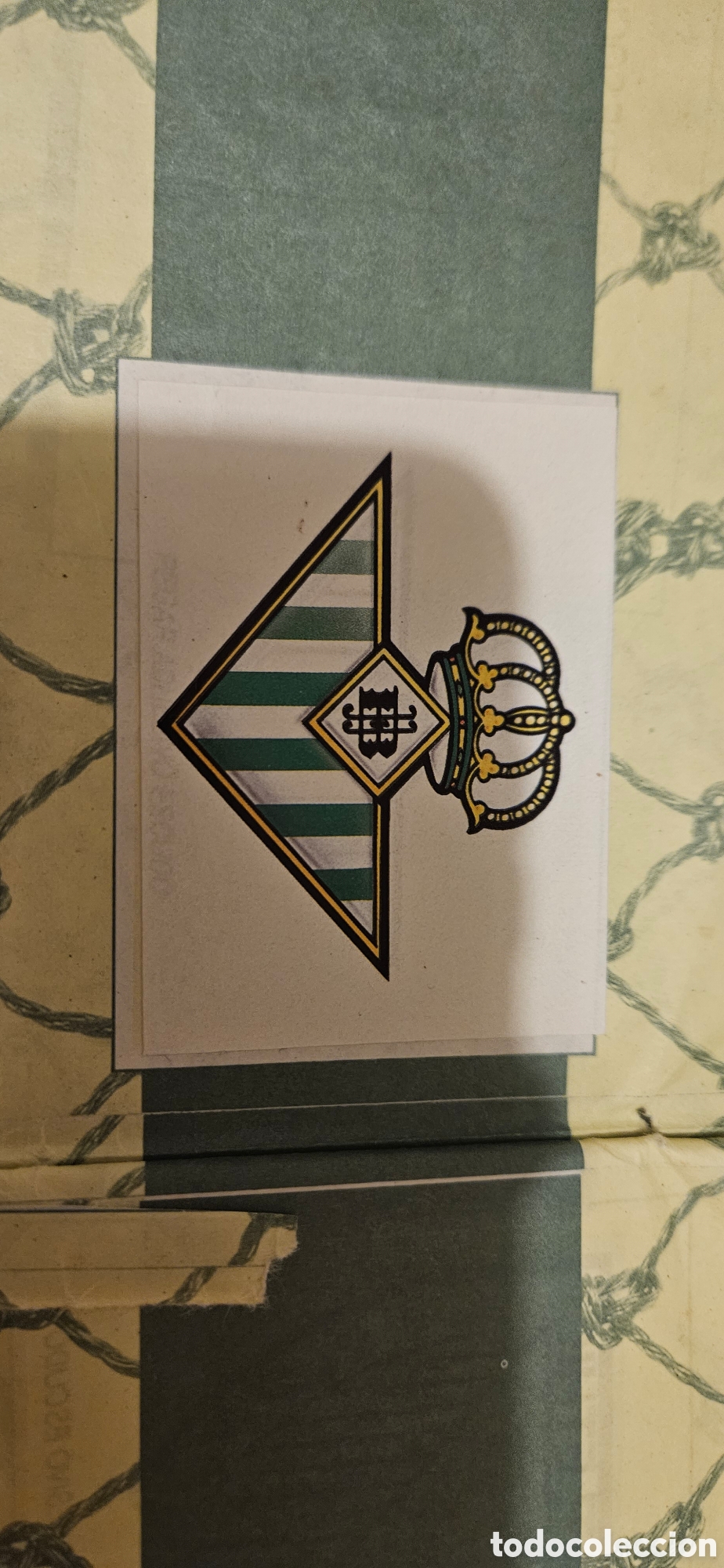 Cromos de F&uacute;tbol: Escudo betis escudo 1987 1988 87 88 recortado