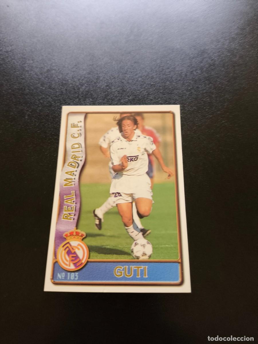 Cromos de F&uacute;tbol: 103 GUTI ROOKIE CARD REAL MADRID MUNDICROMO LIGA 1996 1997 96 97 NO PANINI ESTE