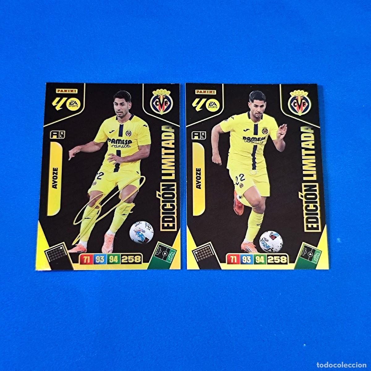 Cromos de F&uacute;tbol: Adrenalyn 2025 2026 / 25 26 Edici&oacute;n limitada firmada y sin firmar Ayoze Villarreal