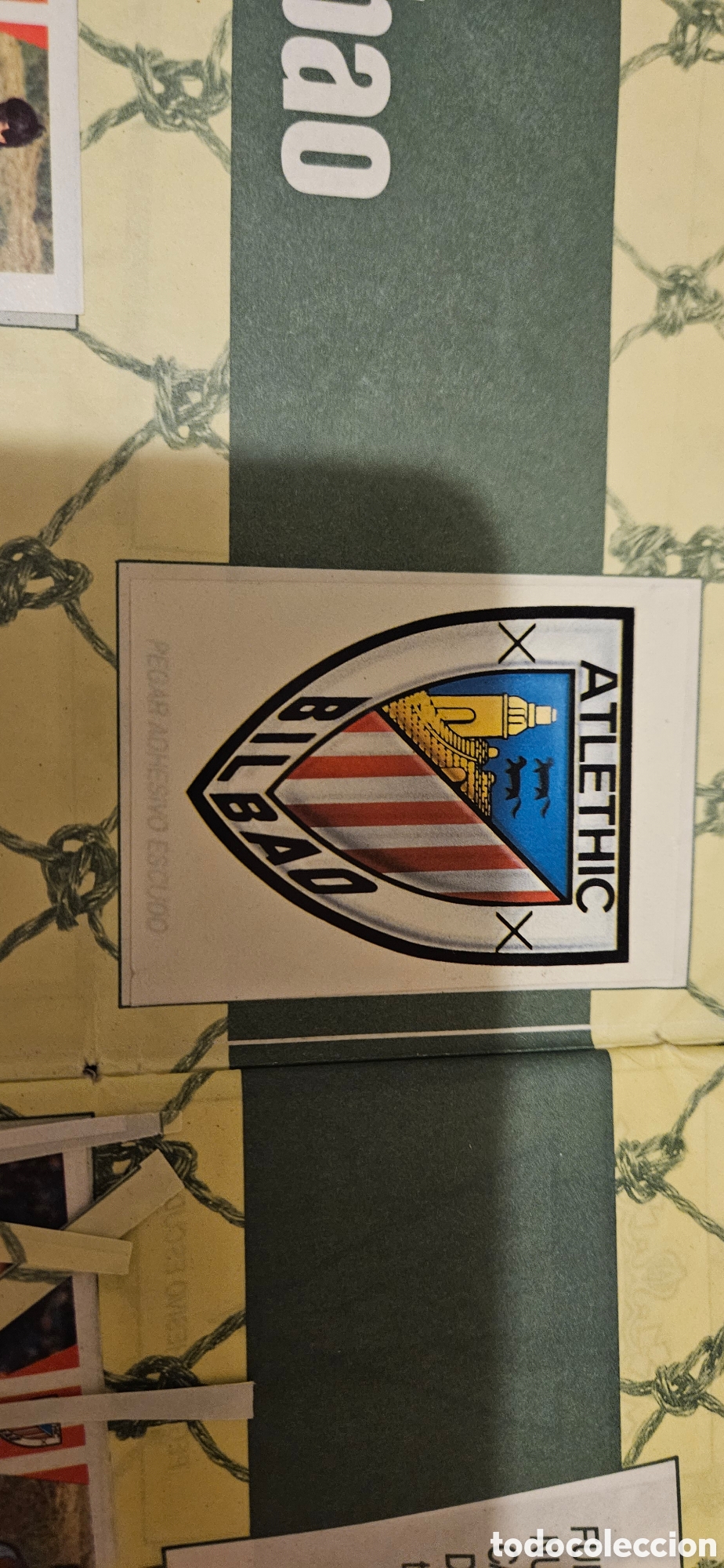 Cromos de F&uacute;tbol: Escudo athletic de Bilbao escudo 1987 1988 87 88 recortado
