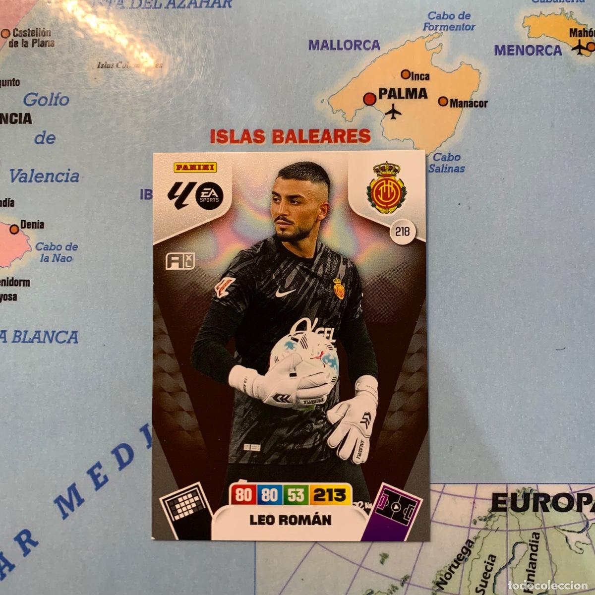 Cromos de F&uacute;tbol: Leo Roman n&uacute;mero 218 del Mallorca cromo adrenalyn XL 25-26 2025-2026