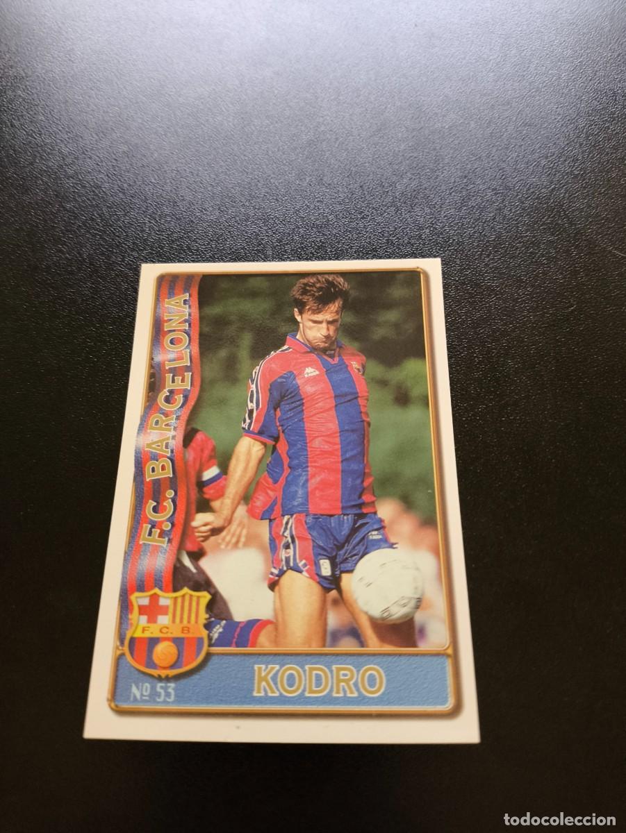 Cromos de F&uacute;tbol: 53 KODRO BARCELONA BAJA MUNDICROMO LIGA 1996 1997 96 97 NO PANINI ESTE