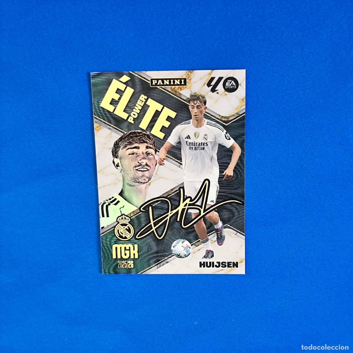 Cromos de F&uacute;tbol: Megacracks 2025 2026 / 25 26 &Eacute;lite Power Huijsen Real Madrid
