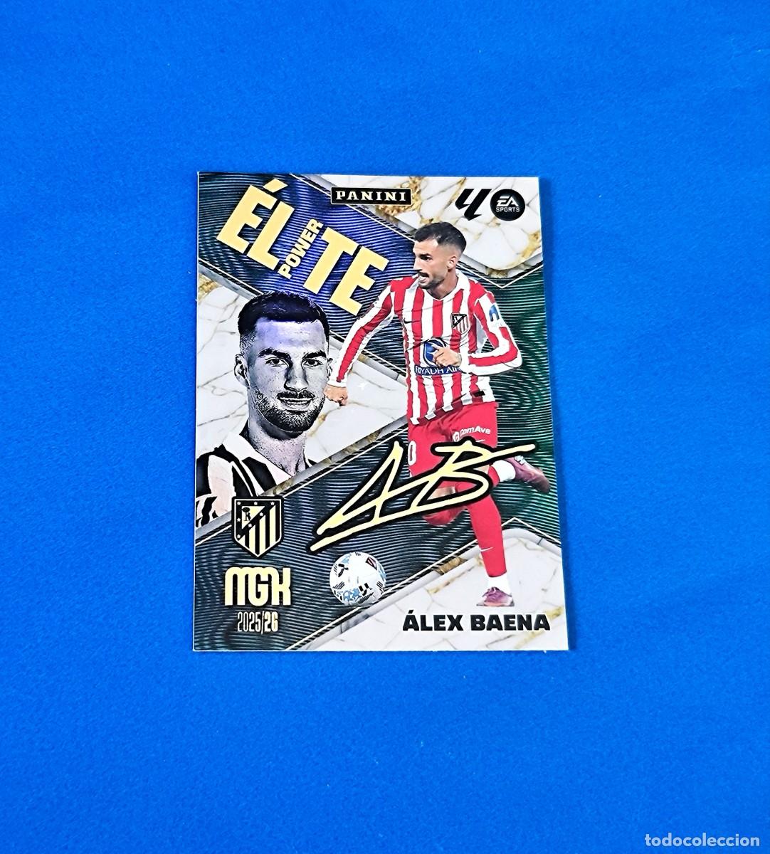 Cartes &agrave; collectionner de Football: Megacracks 2025 2026 / 25 26 &Eacute;lite Power &Aacute;lex Baena Atl&eacute;tico de Madrid