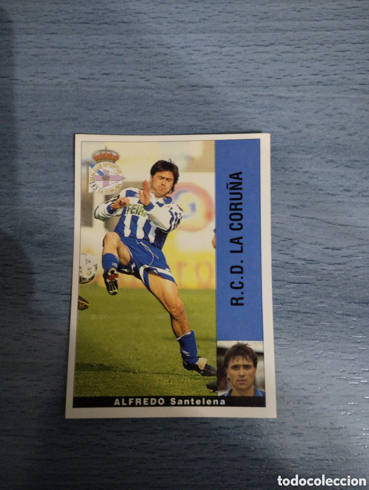 Cromos de Futebol: Cromo Panini liga 95 96 Alfredo deportivo de la Coru&ntilde;a sin pegar