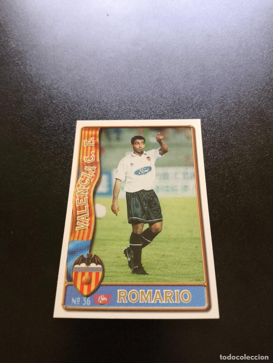 Cromos de Futebol: 36 ROMARIO VALENCIA ULTIMA HORA UH MUNDICROMO LIGA 1996 1997 96 97 NO PANINI ESTE