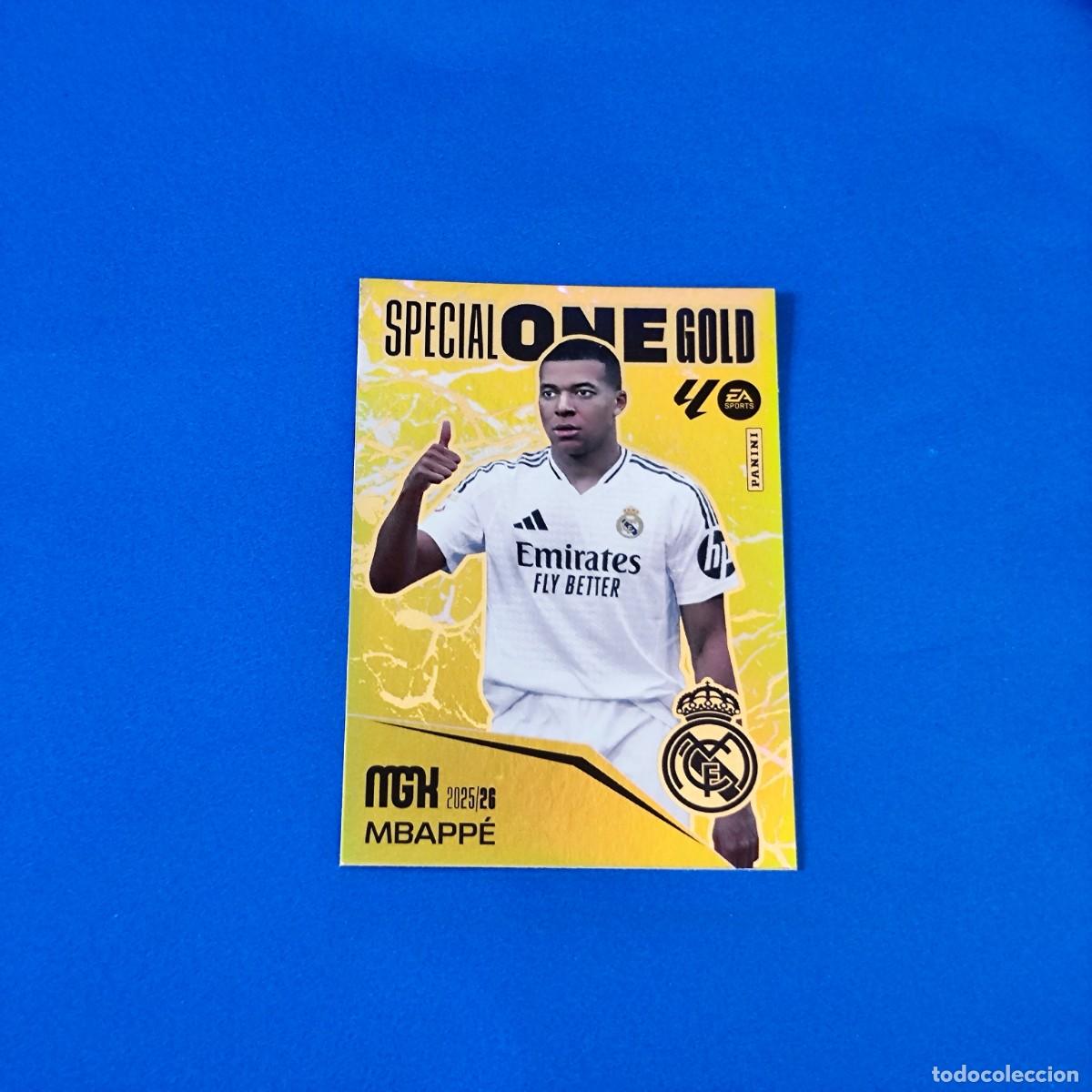 Cartes &agrave; collectionner de Football: Megacracks 2025 2026 / 25 26 Special One Gold Mbapp&eacute; Real Madrid