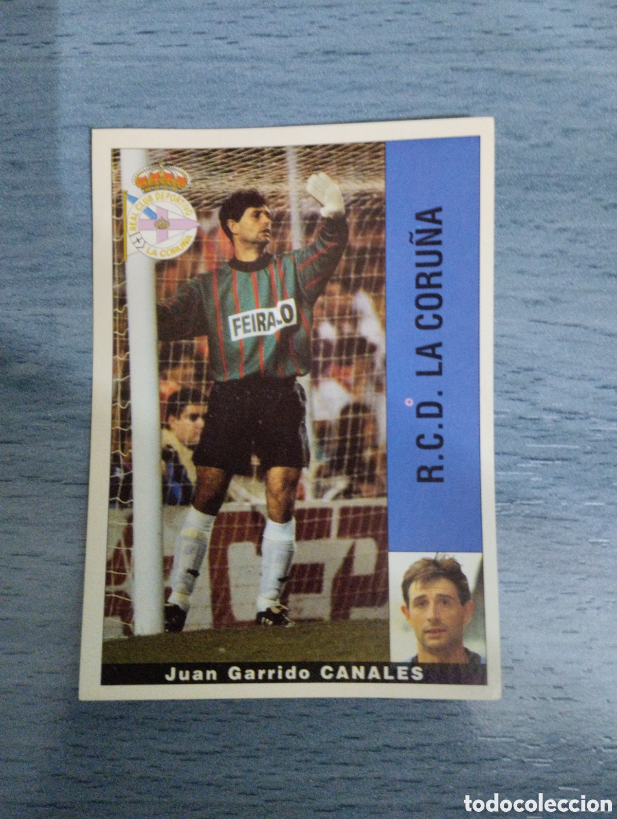 Cromos de F&uacute;tbol: Cromo Panini liga 95 96 canales deportivo de la Coru&ntilde;a sin pegar