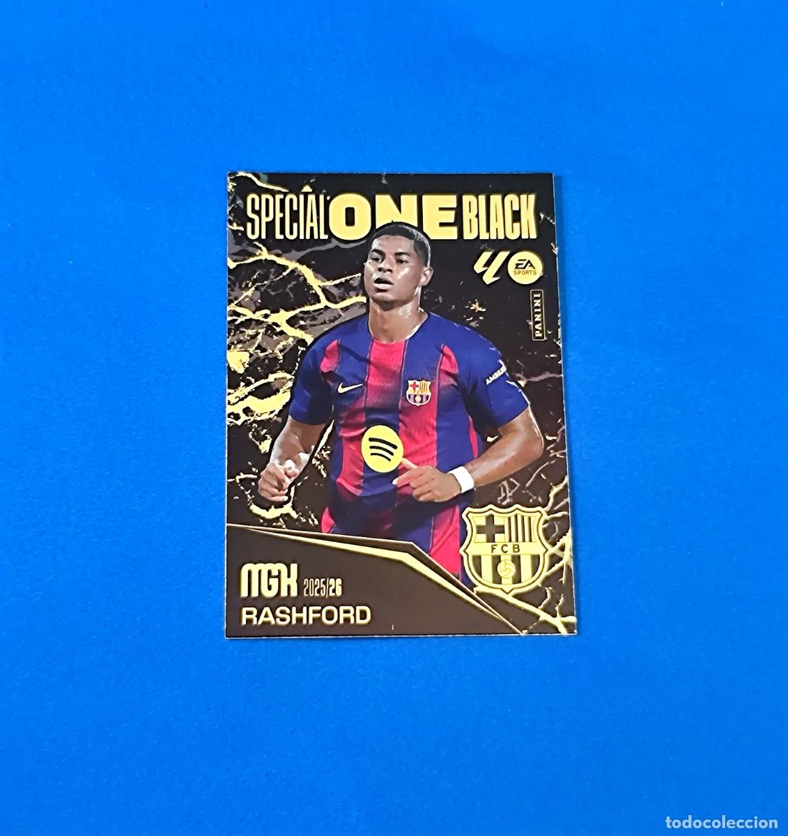 Football Stickers: Megacracks 2025 2026 / 25 26 Special One Black Rashford Barcelona