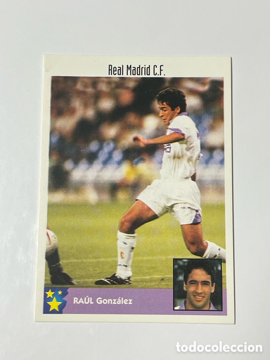 Cromos de Futebol: Ra&uacute;l Real Madrid Panini Los mejores equipos de Europa 1997/98 #225
