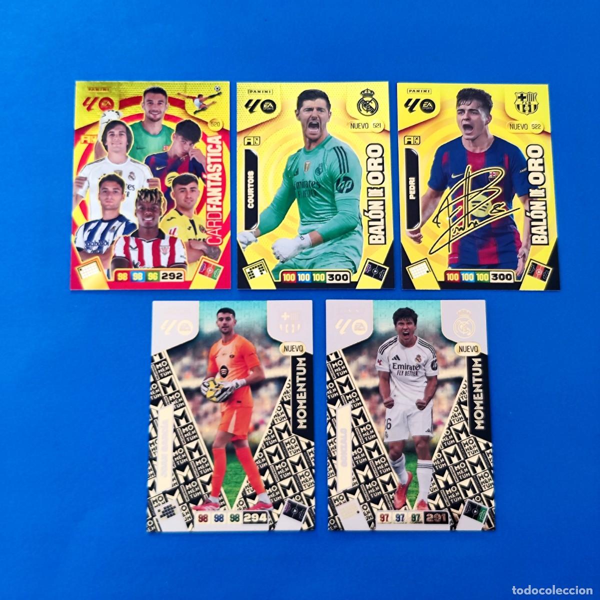 Cromos de F&uacute;tbol: Adrenalyn 2025 2026 / 25 26 Momentum Gonzalo Joan Garc&iacute;a Bal&oacute;n de Oro Pedri Courtois Card Fant&aacute;stica