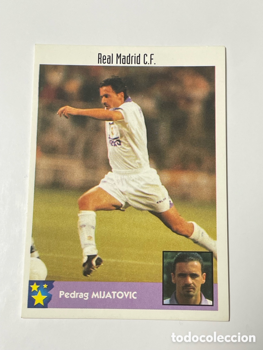Cromos de F&uacute;tbol: Pedja Mijatovic Real Madrid Panini Los mejores equipos de Europa 1997/98 #226