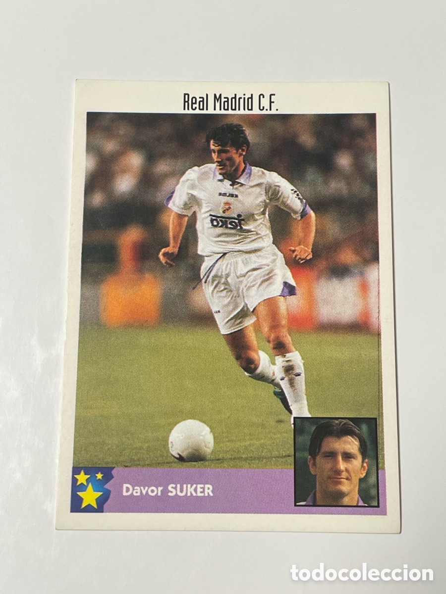 Cromos de F&uacute;tbol: Davor Suker Real Madrid Panini Los mejores equipos de Europa 1997/98 #227
